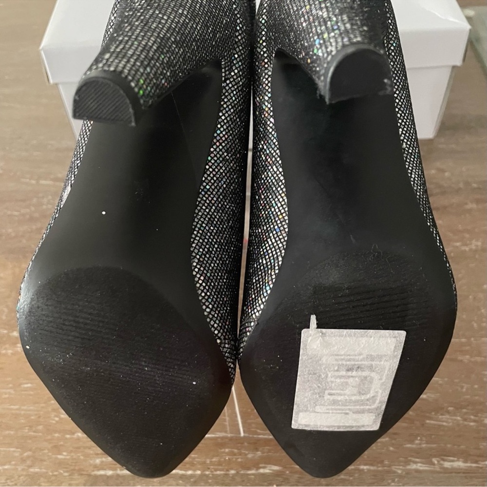 Women’s Steve Madden Calysta silver Metallic boots - Picture 4 of 6